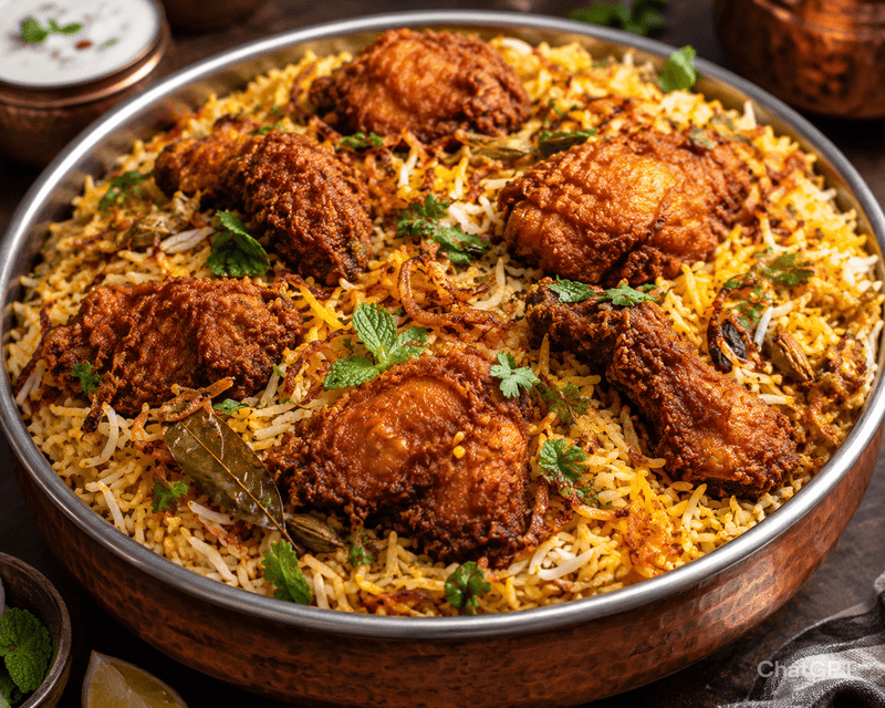 Chicken Fry Piece Biryani